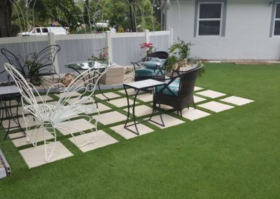 synthetic grass inserts with pavers