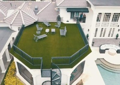 synthetic grass for balcony rooftop